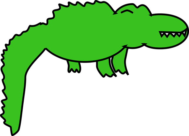 Free Green Hungry vector and picture