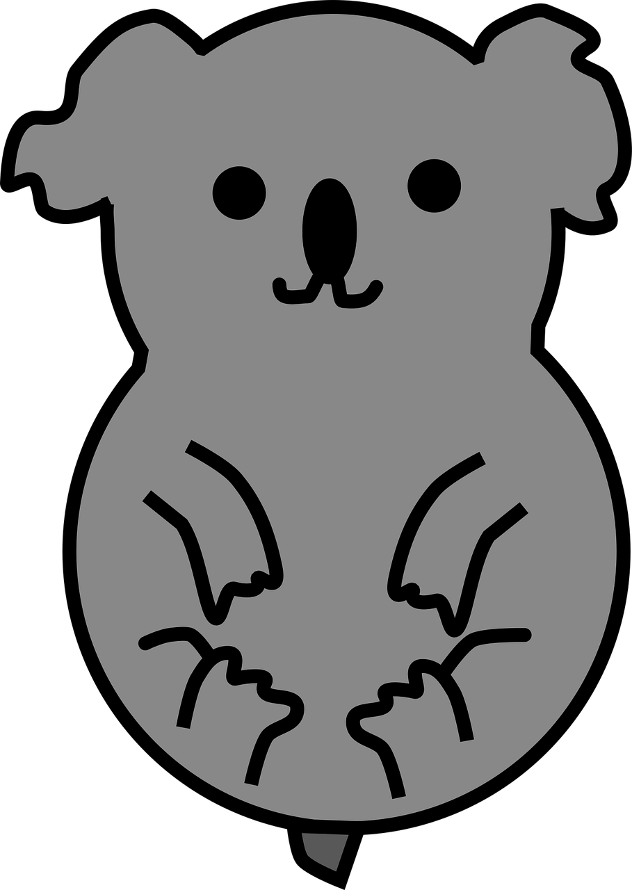 Koala Natur Tier - Kostenlose Vektorgrafik auf Pixabay - Pixabay