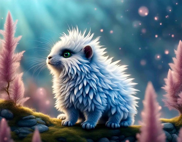 Free ai generated cat feline illustration