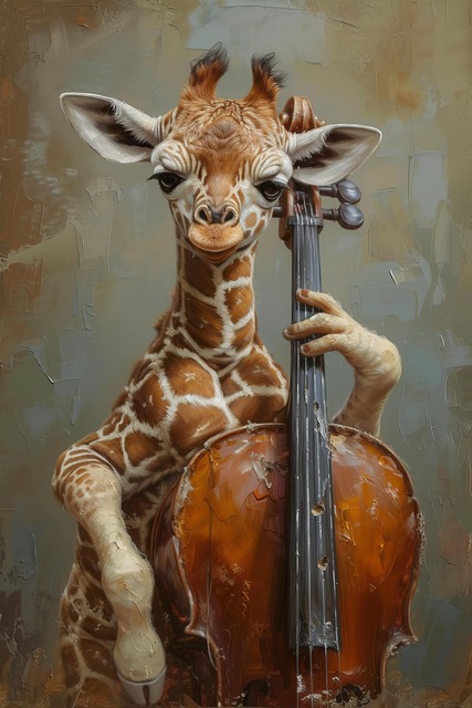 Ai Gegenereerd, Giraffe, Instrument