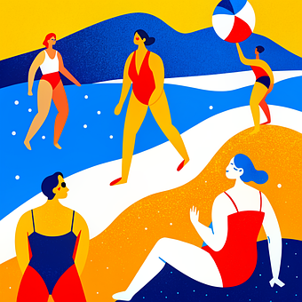 Free Ai Generated Women illustration and picture