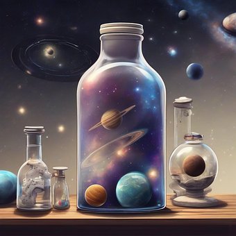 Ai Gerado, Galáxia, Garrafa, Natureza