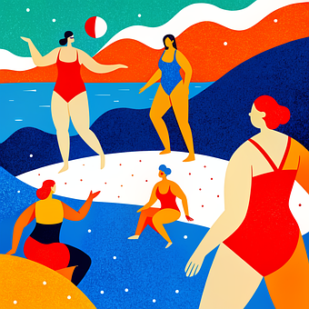 Free Ai Generated Women illustration and picture