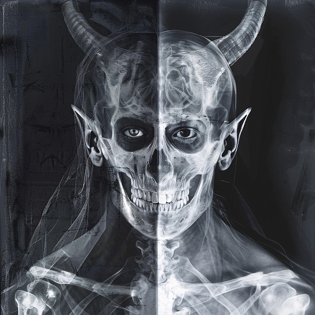 Free ai generated demon halloween illustration
