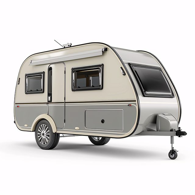 Free ai generated caravan trailer illustration