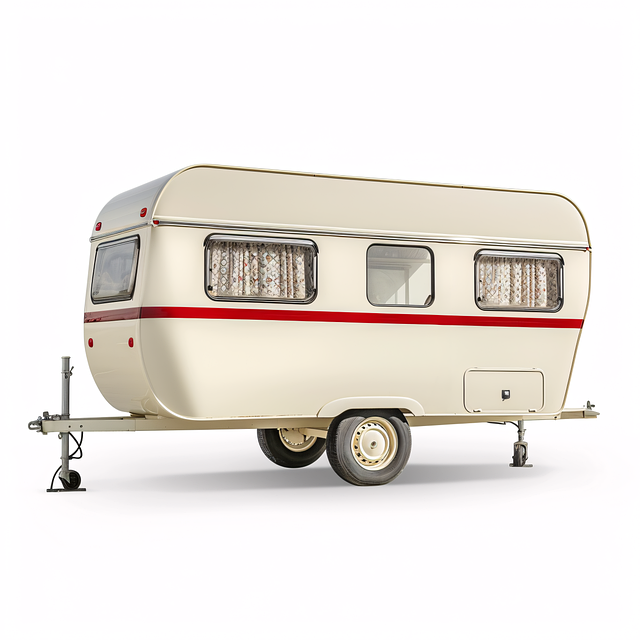 Free ai generated caravan trailer illustration