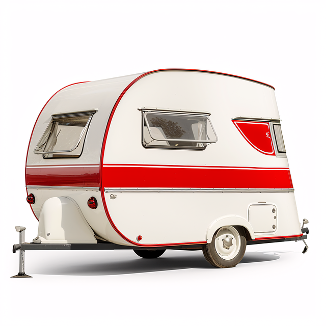 Free ai generated caravan trailer illustration