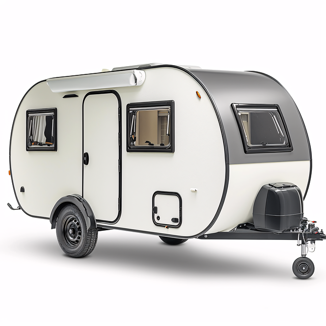 Free ai generated caravan trailer illustration