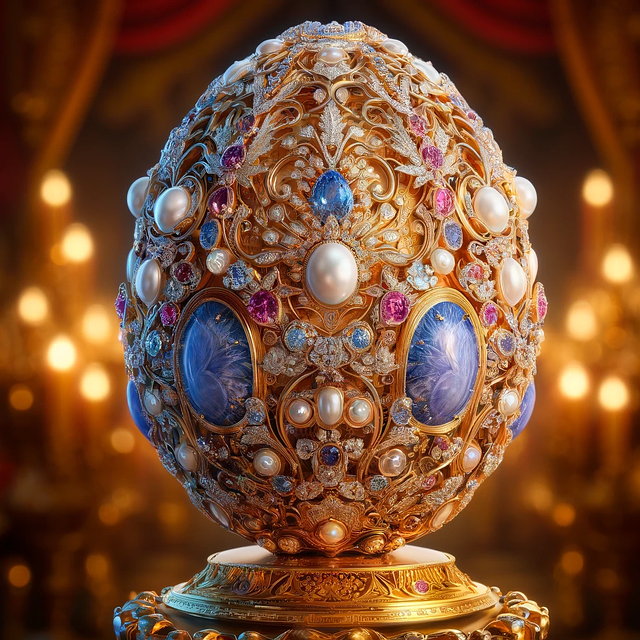 Free ai generated faberge egg illustration