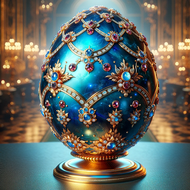 Free ai generated faberge egg illustration