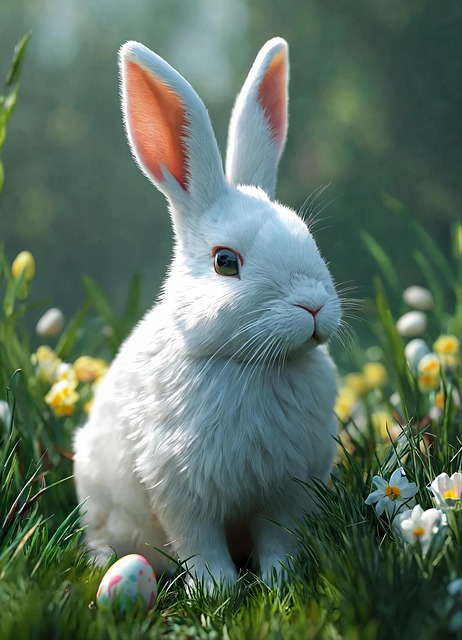 Free ai generated bunny rabbit illustration