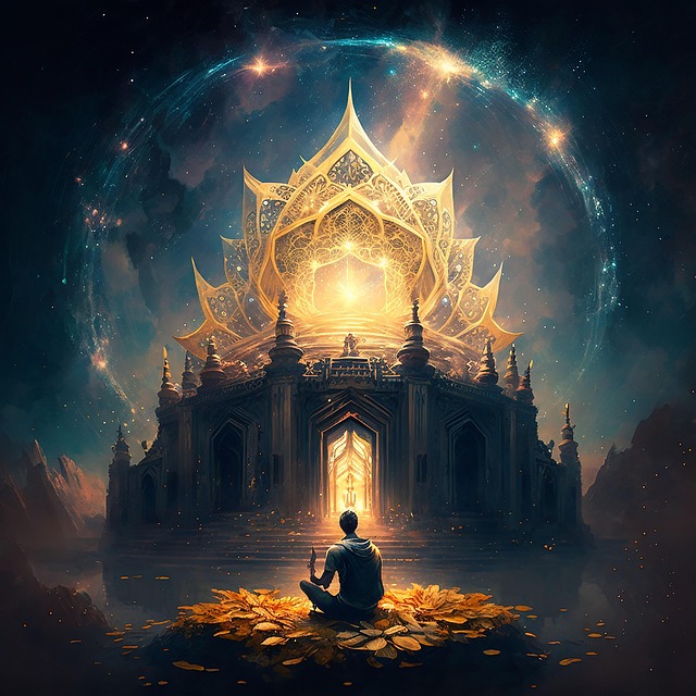 Free Ai Generated Meditation illustration and picture