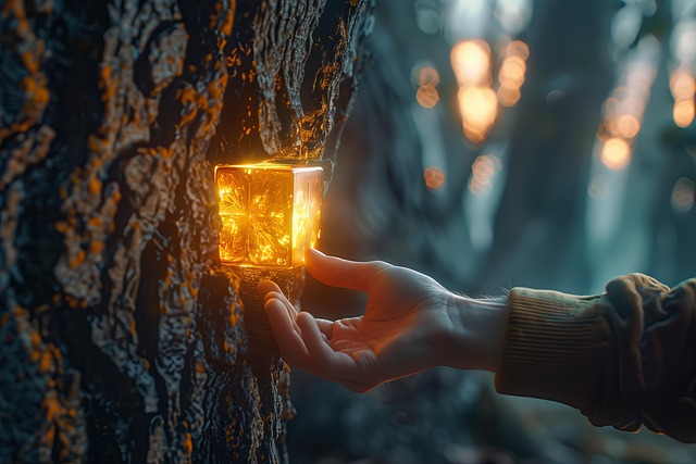 Ai Gerado, Cubo, Abstract, Natureza