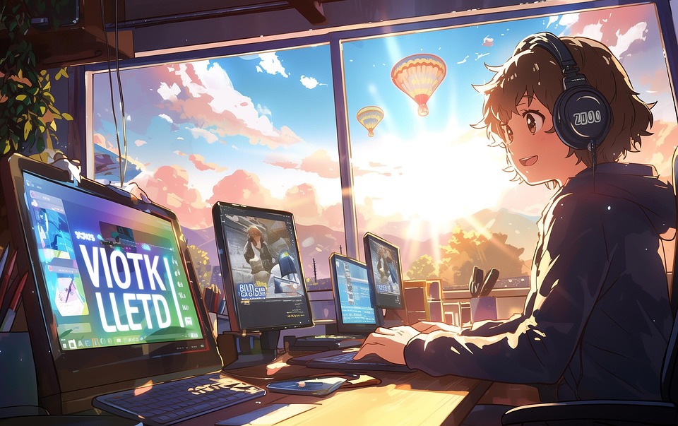 Download Ai Generated, Woman, Computer. Royalty-Free Stock Illustration ...