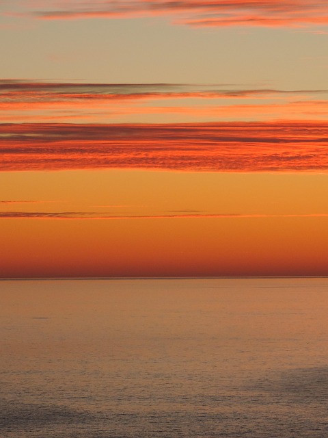 Ocean, Etage, Natur, Blå