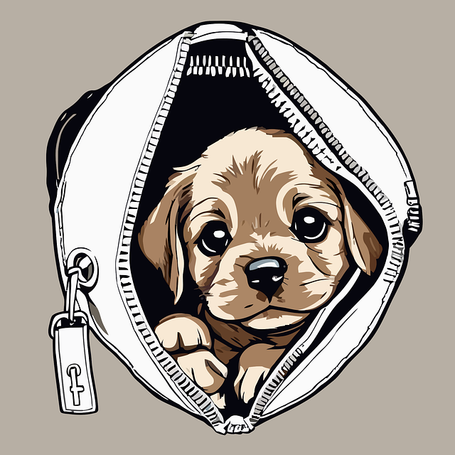 Free ai generated dog cute vector