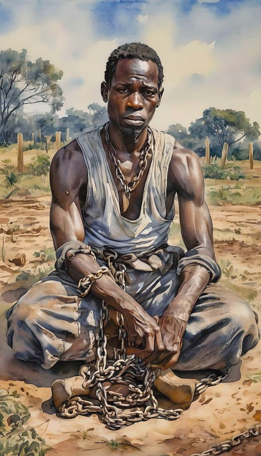 Free ai generated slave slavery illustration