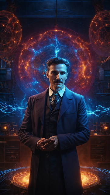 Free ai generated nikola tesla tesla illustration