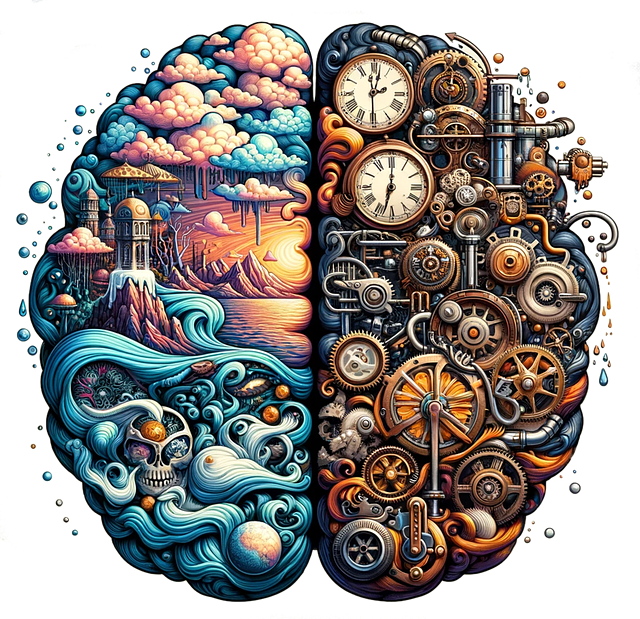 Free ai generated mind thinking illustration