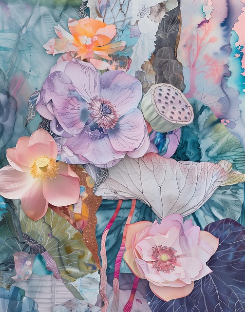 Free ai generated flowers pastel illustration
