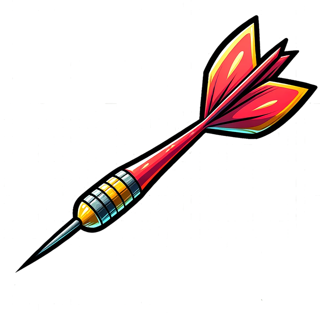 Free ai generated dart target illustration