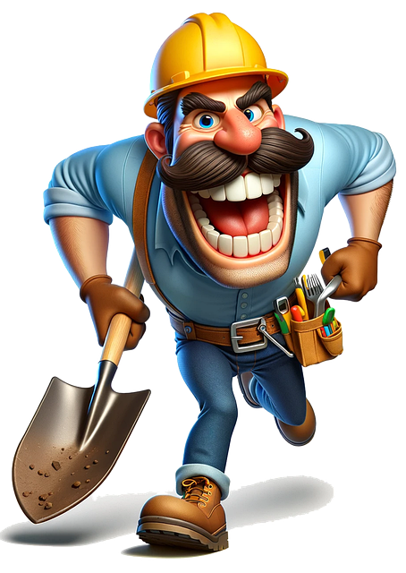 Free ai generated man worker illustration