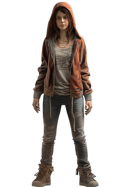 Free ai generated woman character illustration