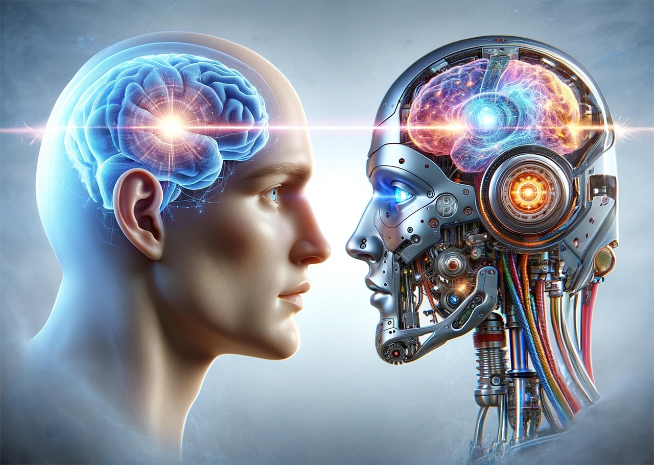 Download free HD stock image of Ai Generated Man Free ai generated man discussion illustration