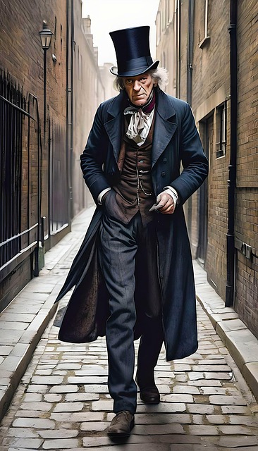 Free ai generated man alley illustration