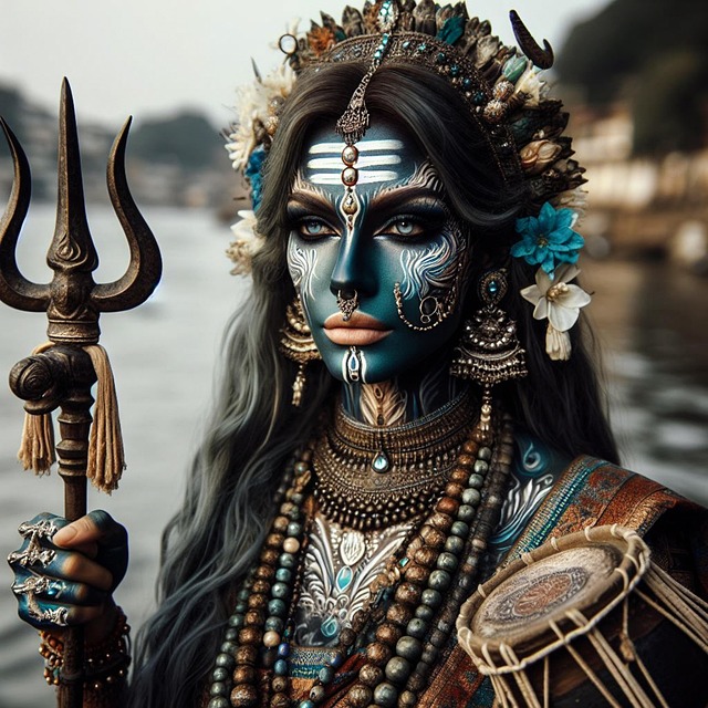 Free ai generated shiv mahadev illustration