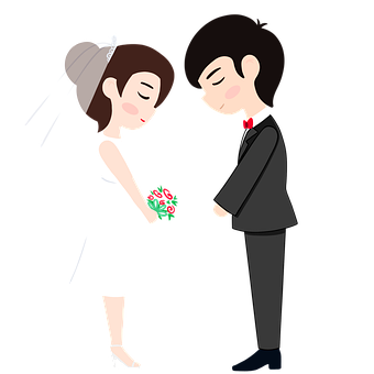 Free Couple Wedding illustration and picture