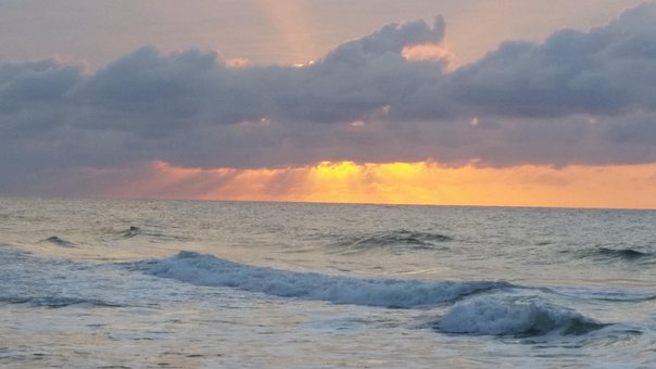 Free Clouds Sea photo and picture
