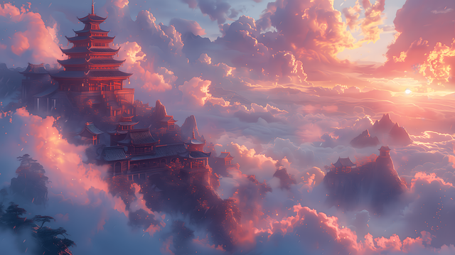 Free ai generated moutains top illustration