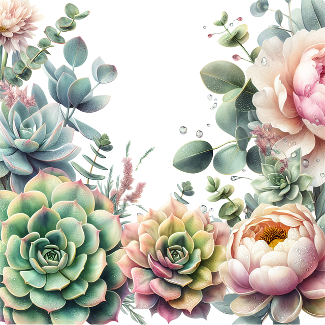 Download free HD stock image of Ai Generated Succulents Free ai generated succulents cactus illustration