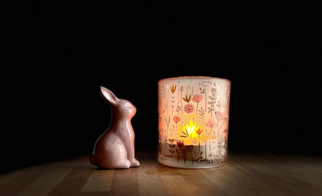 Free Easter Bunny Candlelight photo and picture