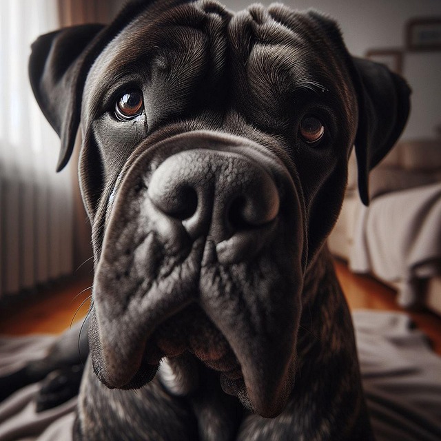 Free ai generated cane corso dog illustration