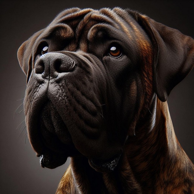 Free ai generated cane corso dog illustration