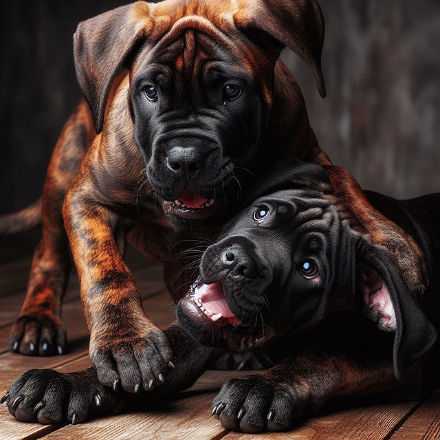 Free ai generated dog carne corso illustration