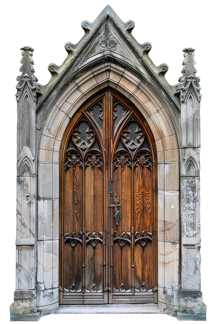 Free ai generated door architecture illustration