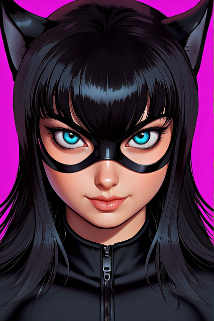 Catwoman, Drakt, Kvinne, Portrett, Hunn