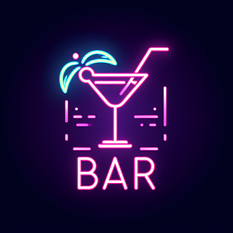 Ai Genereret, Bar, Cocktail, Skilt