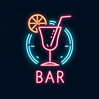 Ai Genereret, Bar, Cocktail, Skilt