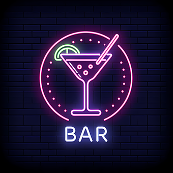 Ai Genereret, Bar, Cocktail, Skilt