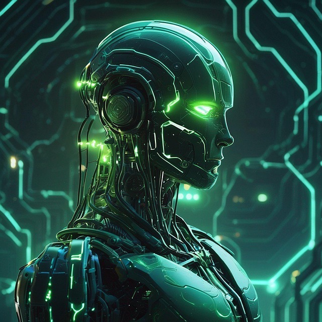 Free ai generated robot male illustration