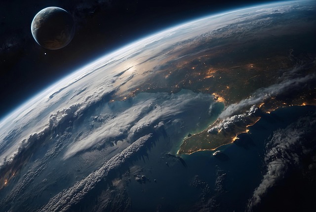 Free ai generated earth continent illustration
