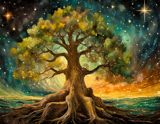 Download Ai Generated, Tree, Roots. Royalty-Free Stock Illustration ...