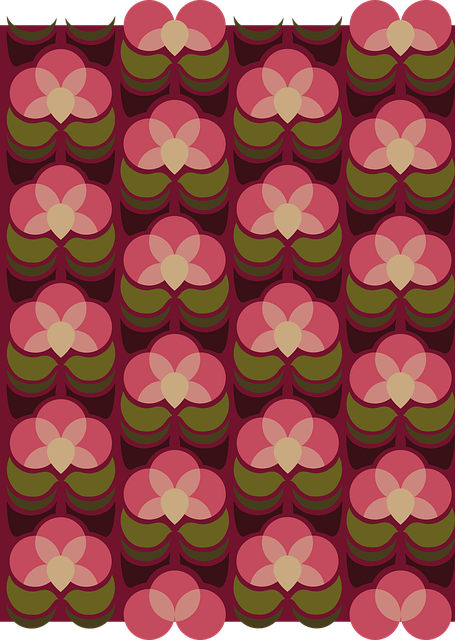 Muster, Hintergrund, Blumen, Vögel, Rosa