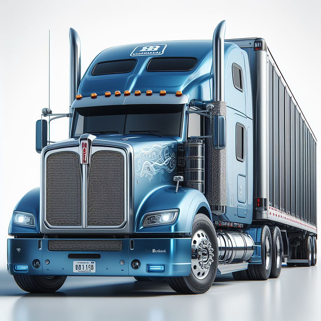 Download free HD stock image of Ai Generated Truck Free ai generated truck transport illustration