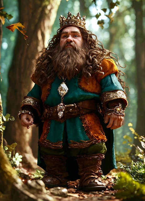 Free ai generated nature dwarf illustration