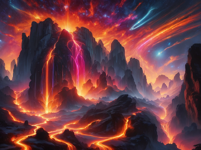Free ai generated waterfall river illustration